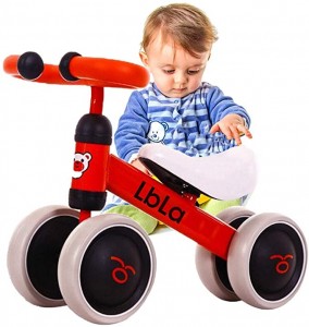 Baby Balance Bike, Ride on Scooter, Mini Bike, Bicycle for Children Riding Toy Balance Baby Walker Push Car Walking Buddy Bike for Baby Kid Toddler Indoor Outdoor Activities (red)