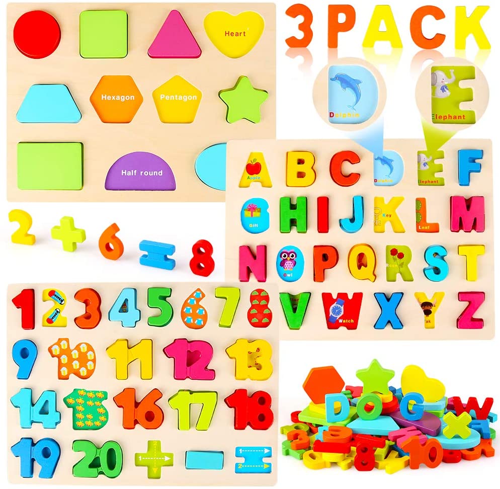 China Factory for Wooden Digger Toy - Wooden Alphabet Number and Shape Peg Puzzles Board Set,Ideal Gift for Early Educational Learning Puzzle Board Toys for Kids Toddlers Boys and Girls Ages 3+(3-...