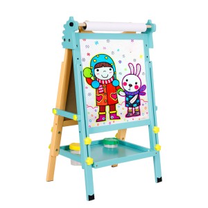 Children’s Drawing Board Double side Household Blackboard and Chalkboard Adjustable Standing Easels HJ0182