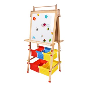 Children’s multi functional drawing board wooden kids easel