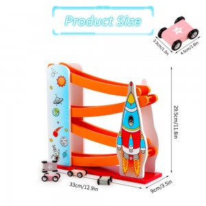 Space gliding rail car toy boy 1-2-3 years old 6 years old children’s puzzle car baby rail car MZ2100