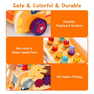 Multifunctional hamster toy for infants and young children, early education for children, 0 boys and girls, 1-8 years old (MZ0015)