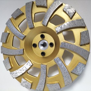 180mm Big Curved Segment Concrete Grinding Wheel