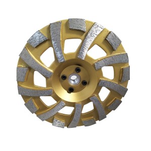 7 inch Long Lifespand Diamond Floor Grinding Cup Wheel