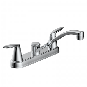 Wholesale China Commercial Faucet Quotes Pricelist –  010 Twin handle kitchen faucet Chrome sink faucet  – Easo