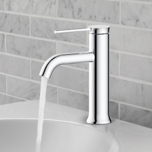 Single Handle Modern Bathroom Faucet, New style Metal Faucet