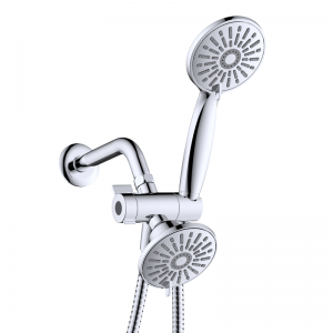 3-Setting handheld shower and showerhead combo with patented 3-way diverter