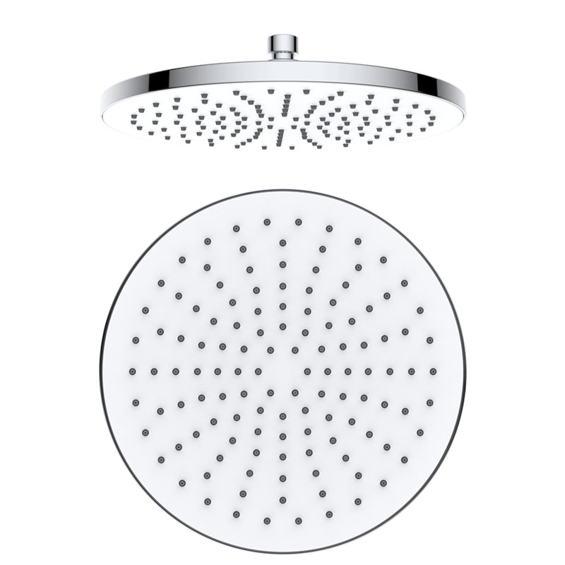 Large round head shower self-cleaning nozzle full silky spray good for match High quality 10 inch rain shower
