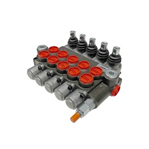 5 spool x 13 GPM hydraulic control valve