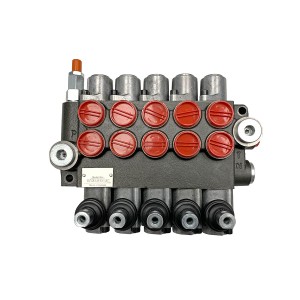 5 spool x 13 GPM hydraulic control valve