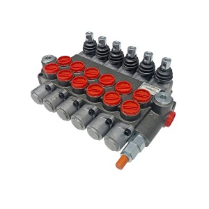 6 spool x 13 GPM hydraulic control valve
