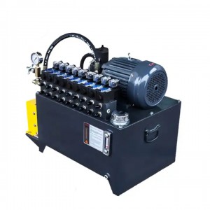 2.2KW 5Mpa 24L / min Hydraulic Station DC Pump Power Pack miaraka amin'ny cylinder