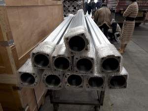 Пневматичен цилиндър, алуминиева тръба