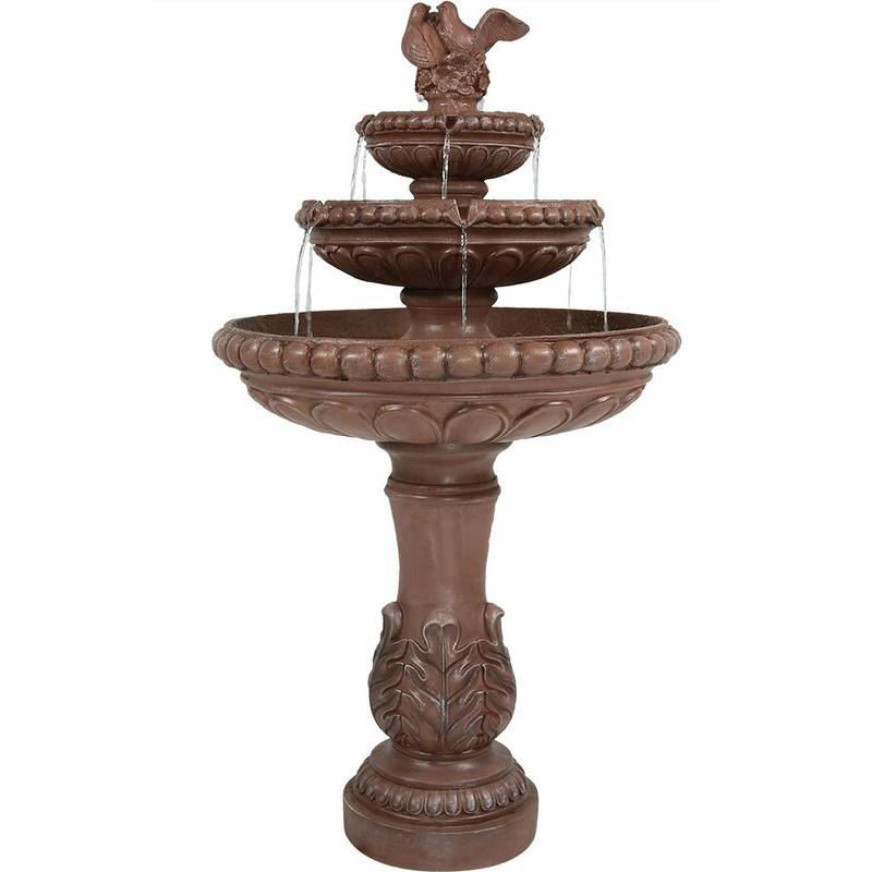 Large Outdoor Stone Granite Decorative Home Garden Marble Pool 3 Tier Water Fountain