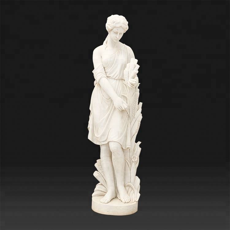 Wholesale marble stone carving life size stone female greek statue