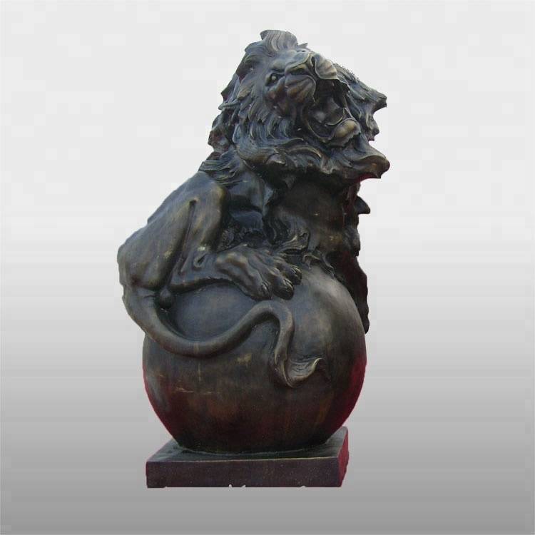 OEM/ODM Supplier Juno Bronze Sculpture - Metal craft outdoor lcustom life size  animal bronze lion statues – Atisan Works