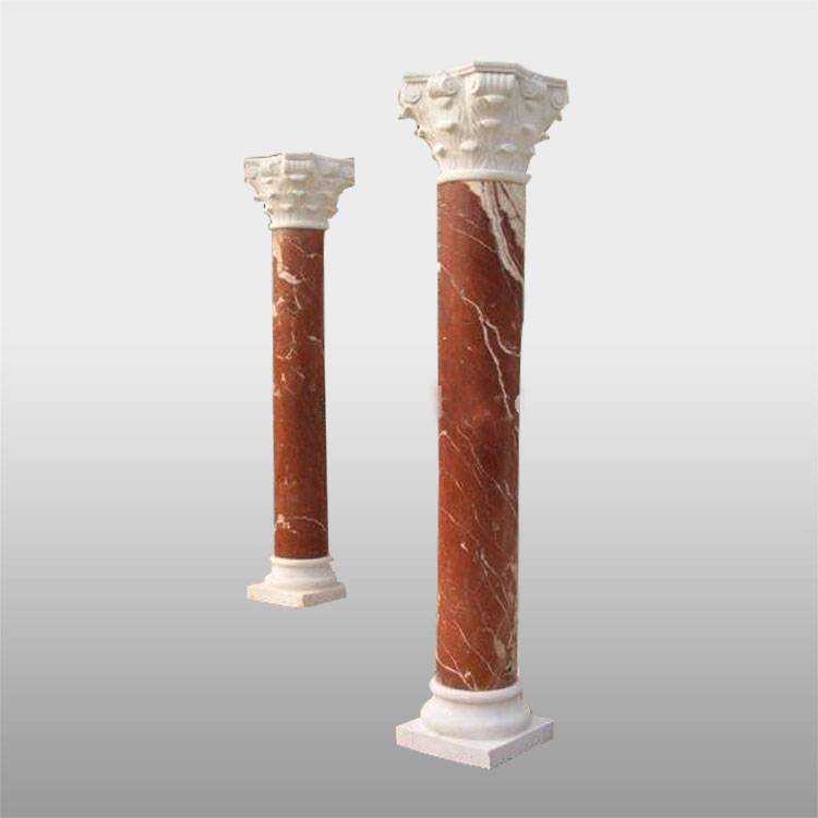 Hand carved home decor marble house pillars