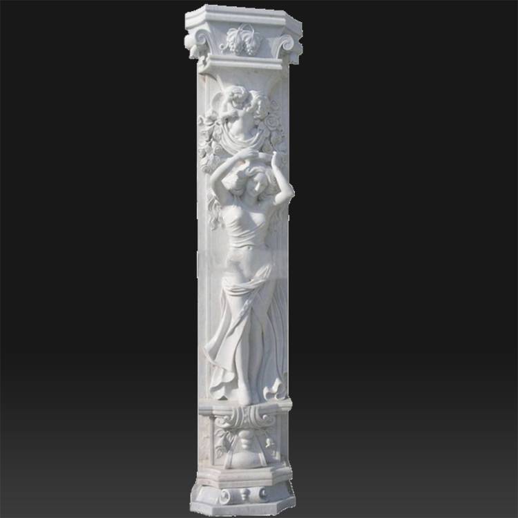 Decorative marble grc column/pillar interior decorative columns