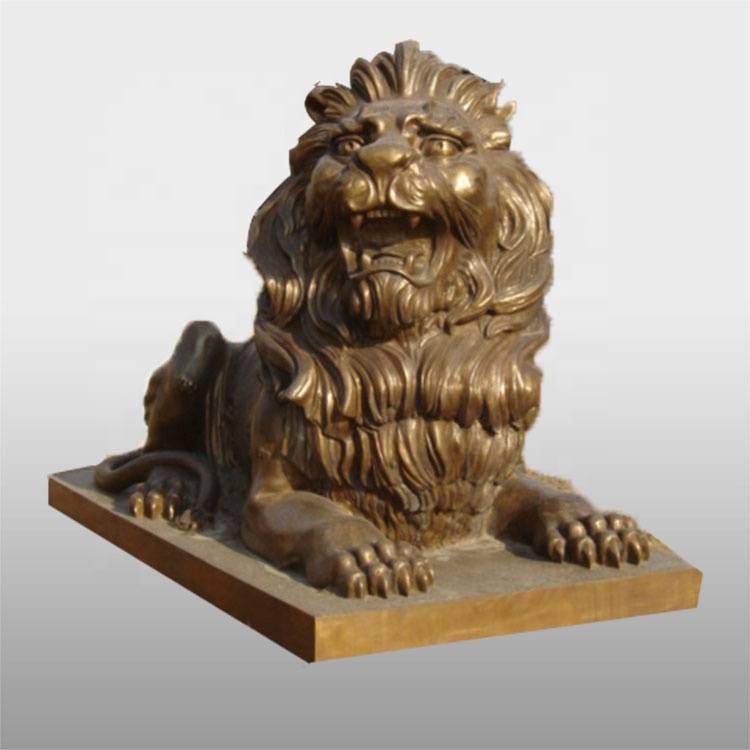 Factory supplied Bronze Whale Sculpture - chinese life size bronze statue lion for decoration art – Atisan Works