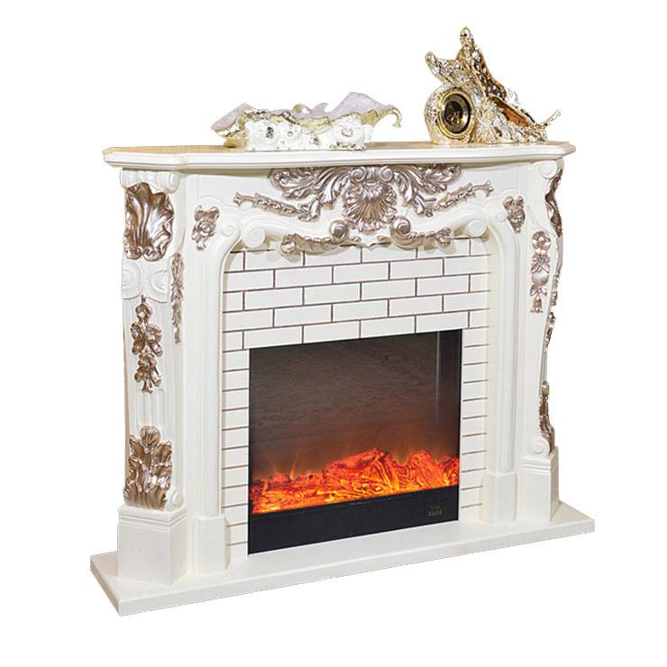Decorative Master Flame Resin Cheap Electric Fireplace With Remote Control