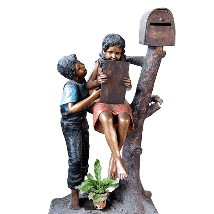Quality Inspection for Age Of Bronze Statue - Customize bronze mother statues Boy  and dancing girl statues for outdoor garden decor sculpture – Atisan Works