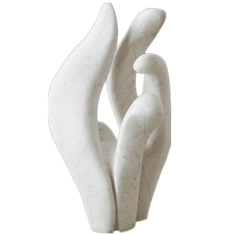 Factory price decorative sculpture marble abstract statue  with different height for sale