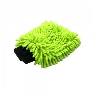 Bottom price China Coral Fleece Car Wash Mitt/Glove