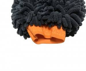 Good sale durable rich foam car wash chenille mitt