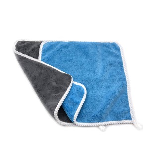 High Quality 650gsm Double Side Coral Fleece Microfiber Towel kitchen towel car cleaning cloth