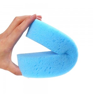 Factory Cheap price microfiber car wash sponge pad with big mesh
