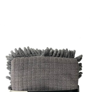 Factory Outlets 2in1microfiber car wash mitt for car washing glass cleaning use
