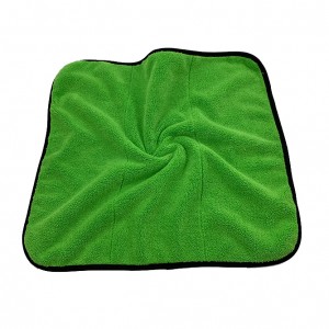 Car Cleaning Products Double Side Microfiber Coral Fleece Absorbent Non Linting Car Clean Cloth