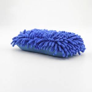 Microfiber cleaning practical car sponge polish applicator chenille wash pad