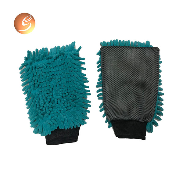 Best Price for Sheepskin Wash Mitt In Glove - Household cleaning cloth mitt car washer detailing mitts dusting magic glove microfiber chenille washing gloves – Eastsun