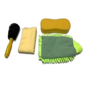 Cheap Price Car Cleaning Wash Tools Kit Auto Wash Cleaning Set Car Brush Kit 4 pcs
