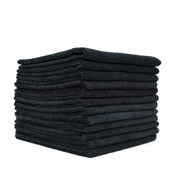 Online Exporter Washing Towel -  Multipurpose Microfiber 30*30 black cleaning cloth car towel kitchen towel – Eastsun
