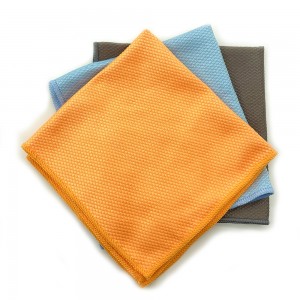Quick drying Microfiber Car Cleaning Towel Fish Scales Weave Cleaning Cloth