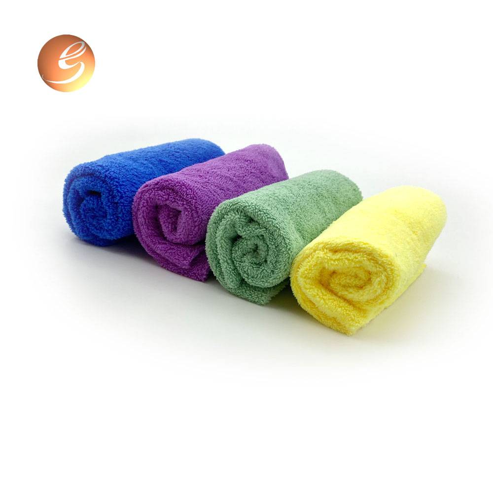 100% Original Car Polish Towel - High quality microfiber car beauty care clean double sided multicolor cloth – Eastsun