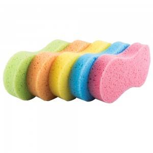 Low price for 8 shape car wash non-abrasive scrubber cleaning sponge
