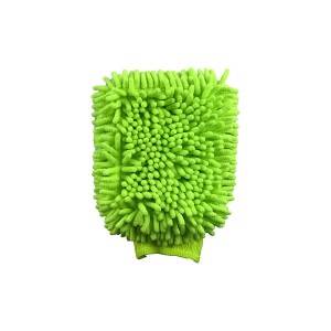 Excellent quality China Auto OEM Customized Car Wash Mitt Microfiber Soft Premium Waxing Polish Car Cleaning Washing Gloves