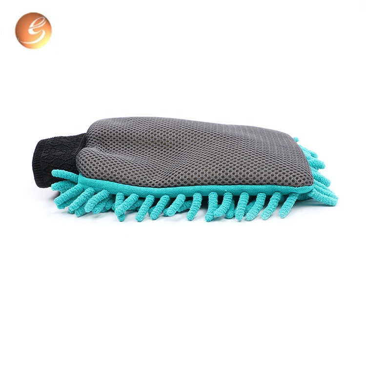 2019 Good Quality Car Washing Sheepskin Gloves - Hot Sale Thick Car Wash Beauty Chenille Microfiber Car Cleaning Mitt – Eastsun
