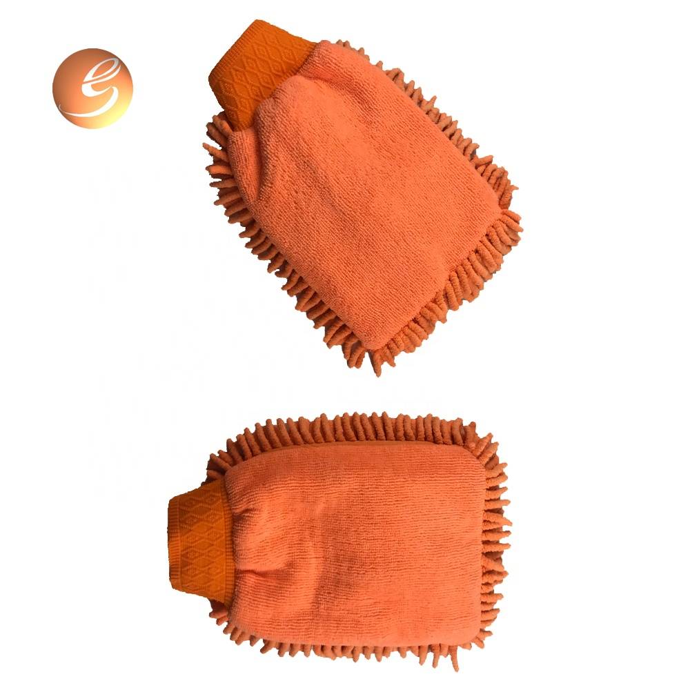 Factory source Car Wash Clay Mitt - Colorful Microfiber Chenille Cleaning Glove Customized – Eastsun