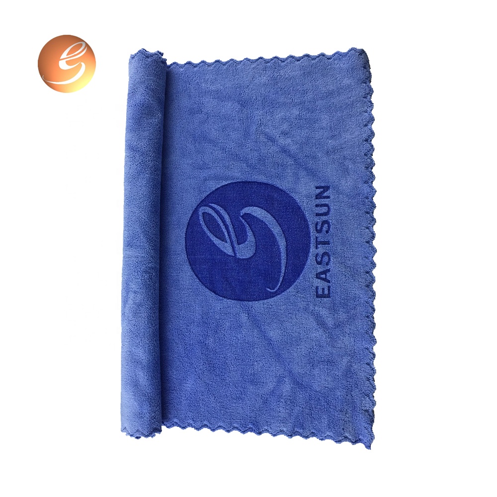 Factory customized Microfiber Car Brand Cleaning Wash Logo Towel