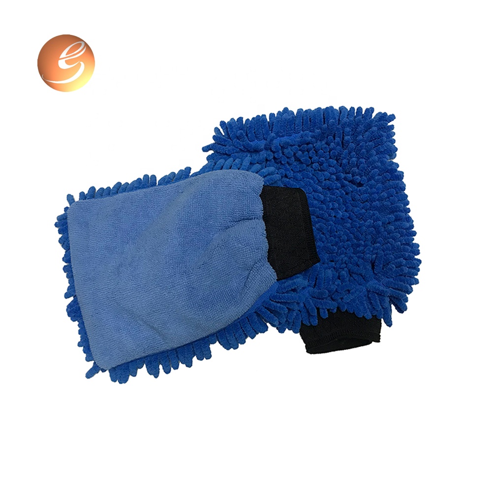 Renewable Design for Microfiber Car Wash Glove - Double side wholesale cheap price waterproof car wash mitt – Eastsun