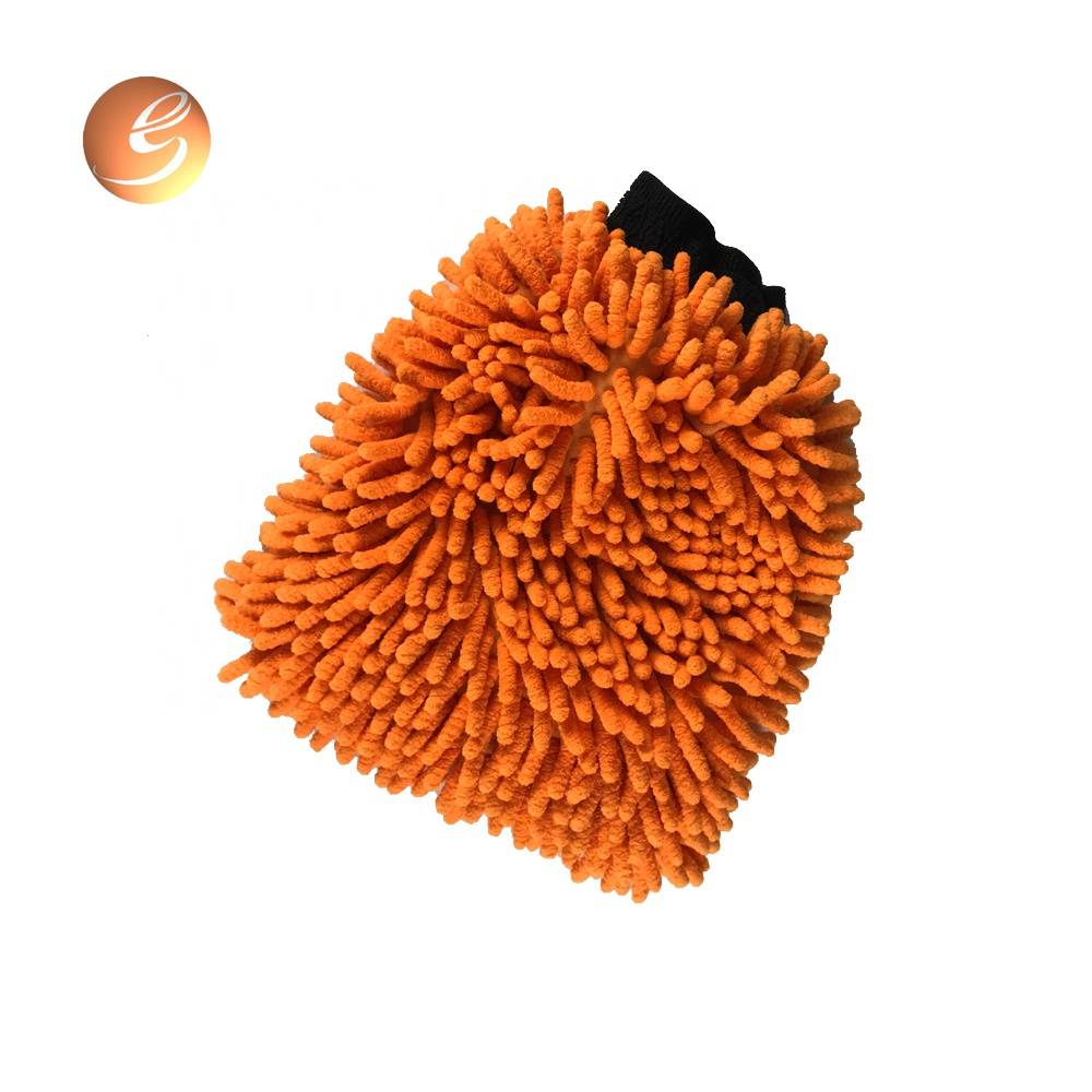Good quality customized size coral fleece car detailing cleaning mitt