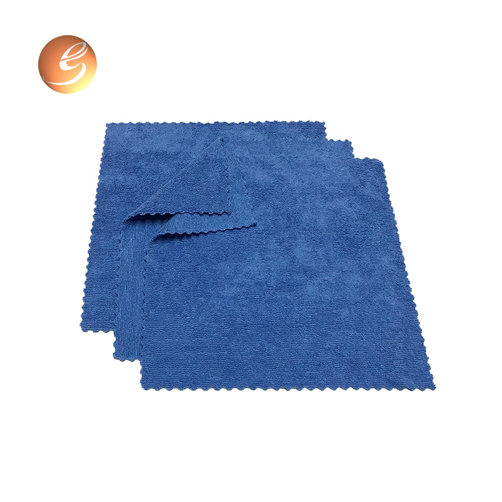 Laser cut edgeless microfibre towel microfiber cleaning cloth for car