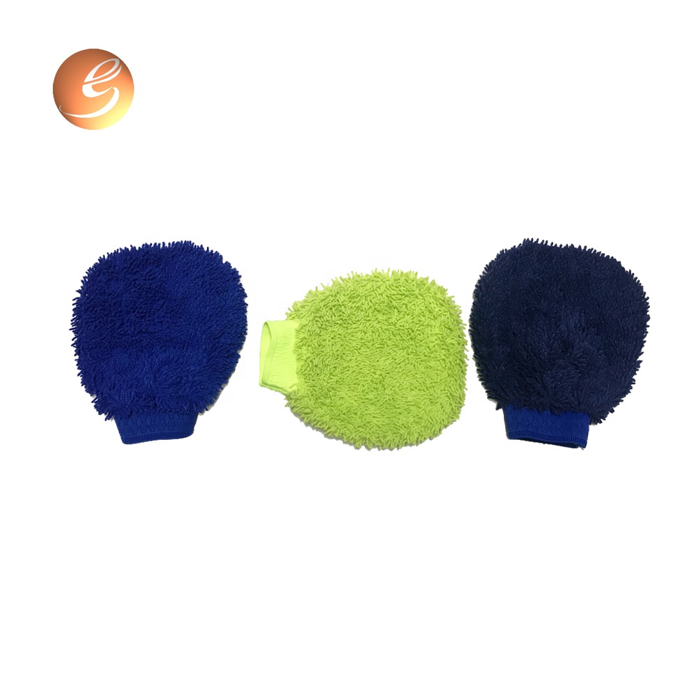 2019 High quality Wash Mitten - Car wash cleaning gloves chenille mitt plush microfibre – Eastsun