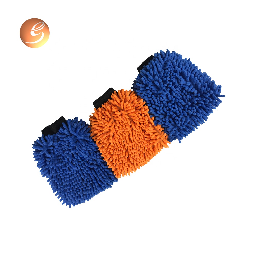 Eastsun durable car wash microfiber chenille mitt