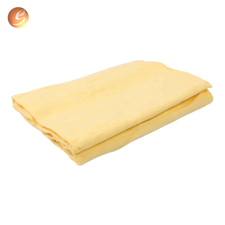 Support Custom logo car washing cloth towel Artificial synthetic chamois for car cleaning