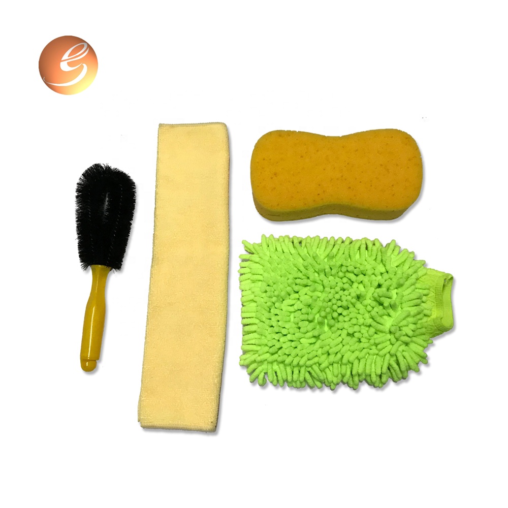DIY microfiber car care cleaning products car washing sponge kit